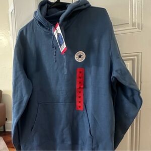 NWT Converse Steel Blue Hoodie